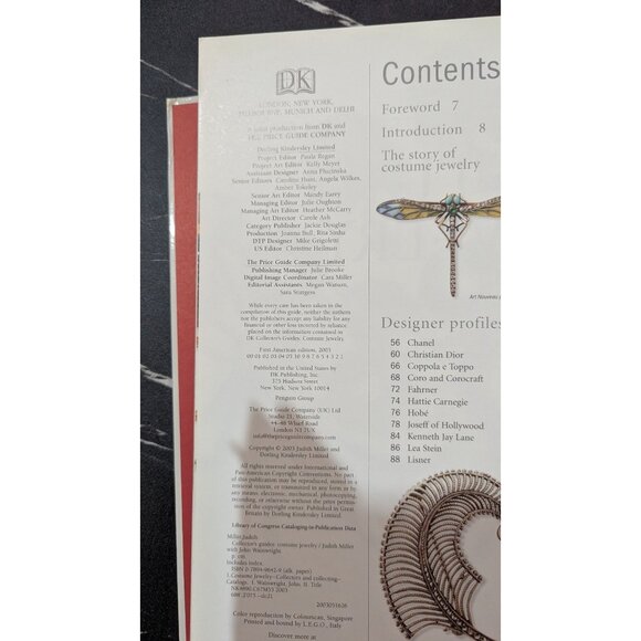 DK Collectors Guide Costume Jewelry Hardcover By Judith Miller 2003 Visual Guide - Picture 3 of 7